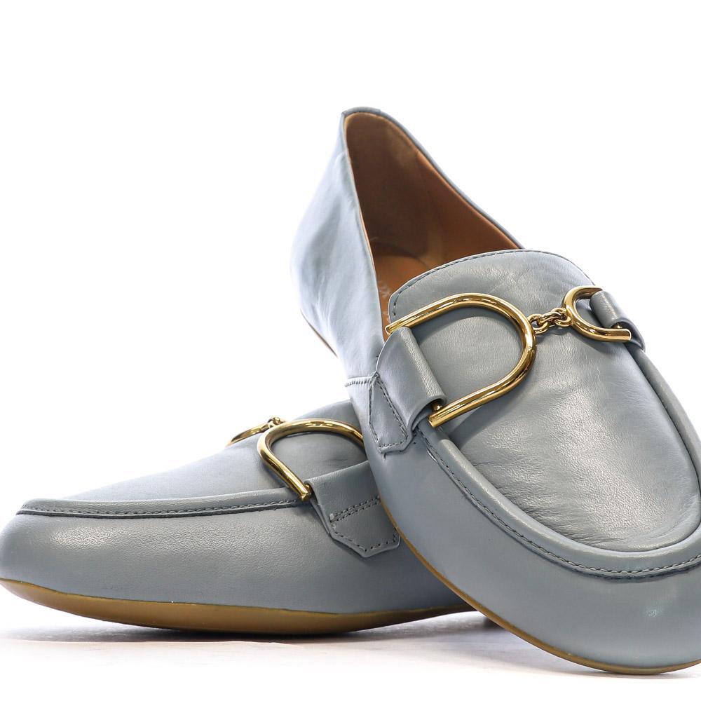Geox Palmaria Blauwe Dames Mocassins 7/7