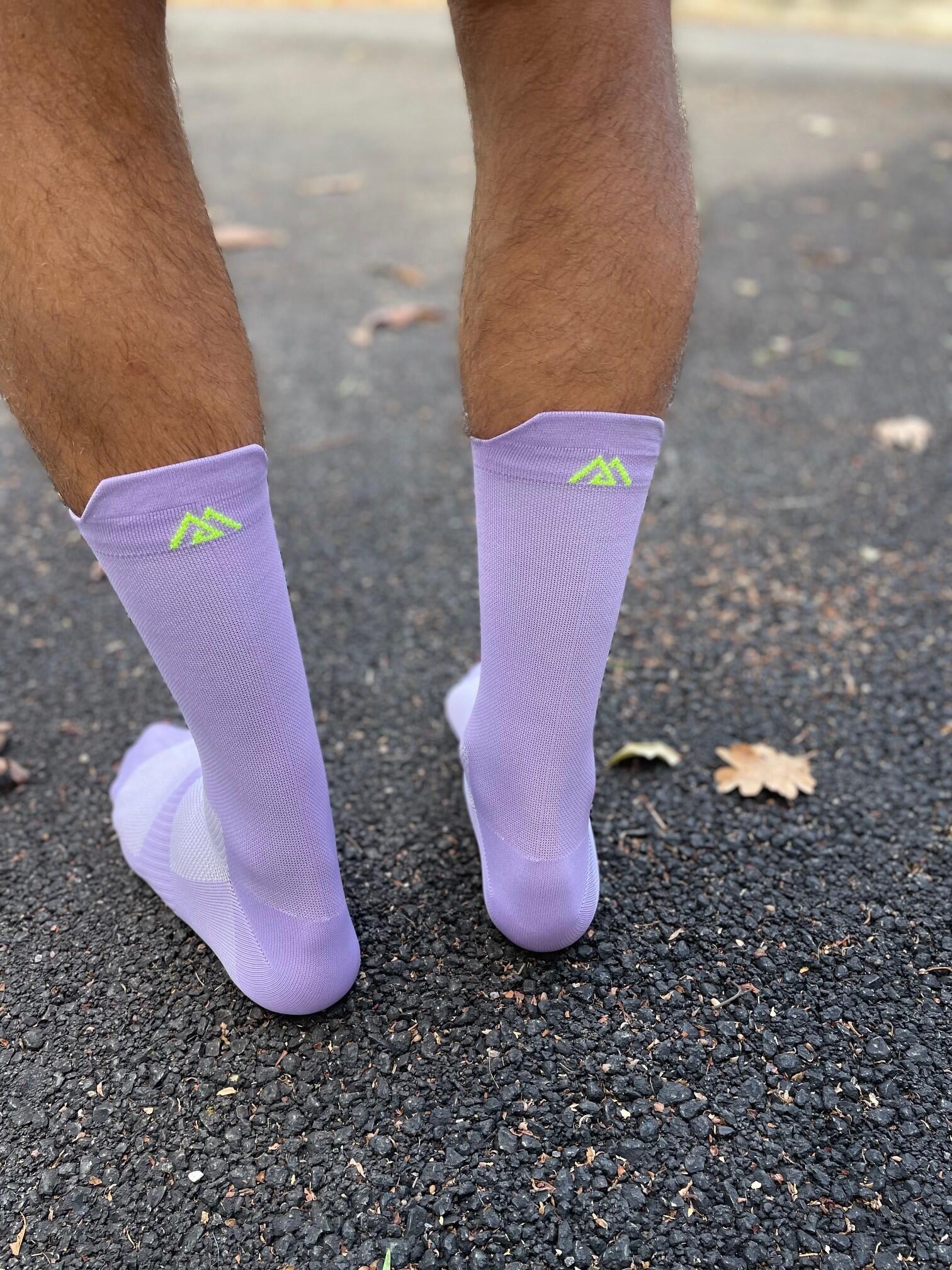 Calze da Corsa Sottili e Traspiranti - Running, Ciclismo, Sport - La violette 4/7