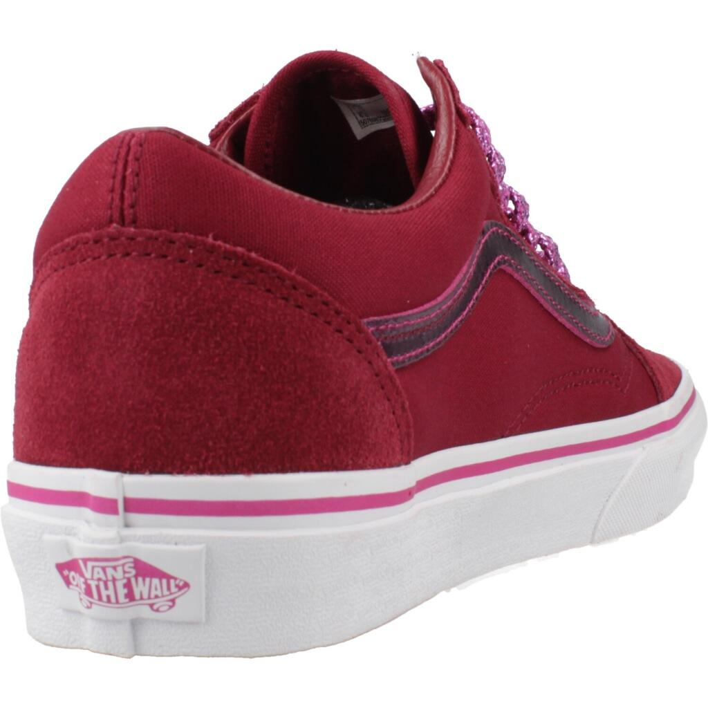 Baskets Vans Modèle Old Skool Mtlc Couleur Bordeaux 3/5