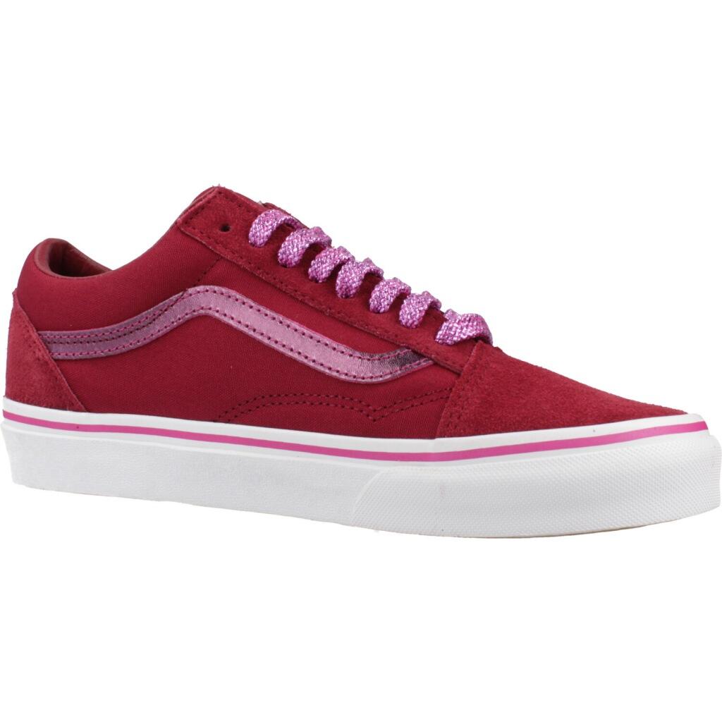Baskets Vans Modèle Old Skool Mtlc Couleur Bordeaux 5/5