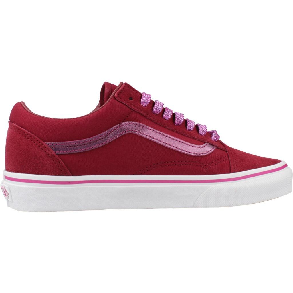 Baskets Vans Modèle Old Skool Mtlc Couleur Bordeaux 4/5