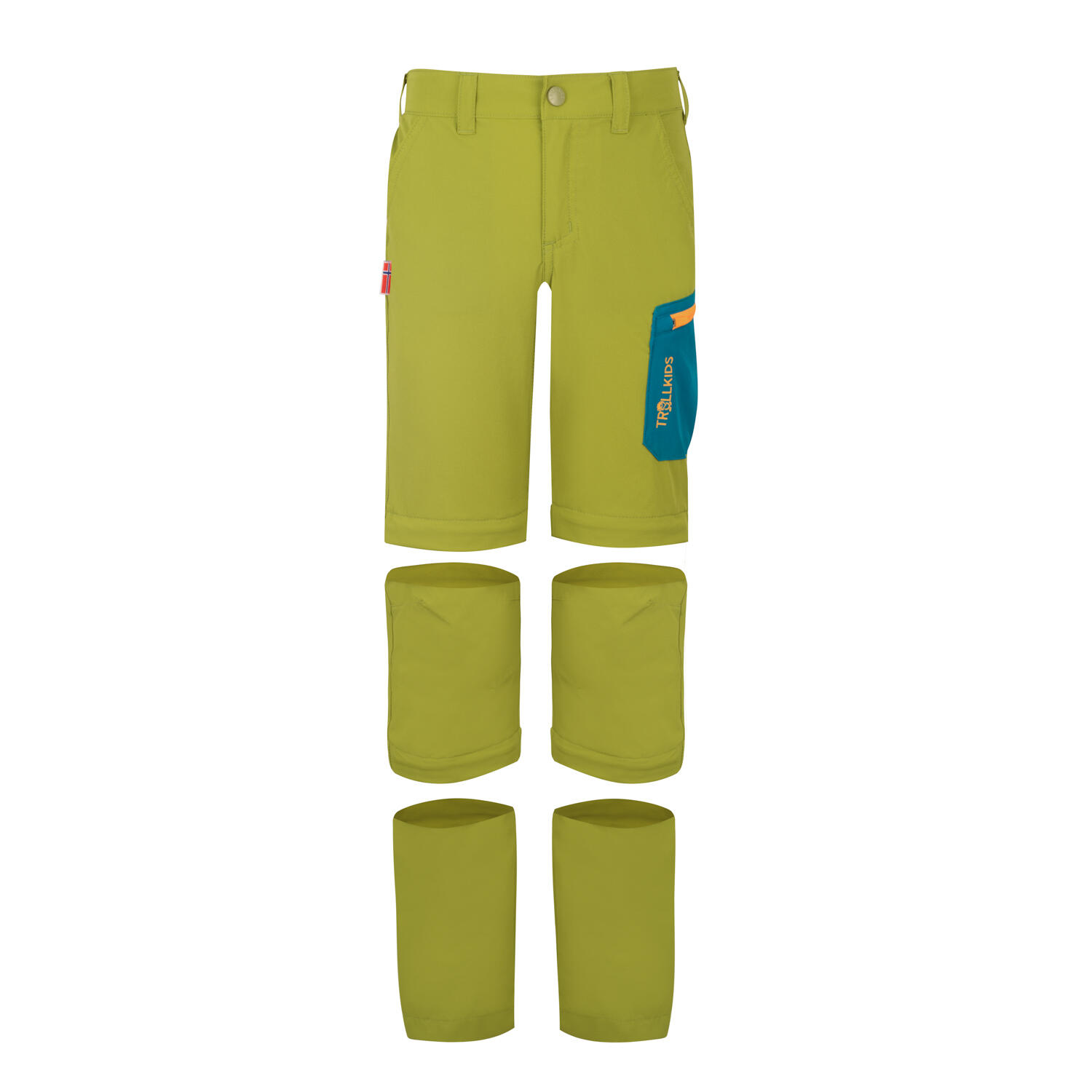 Kids Preikestolen Double Zip-Off Pants 6/6