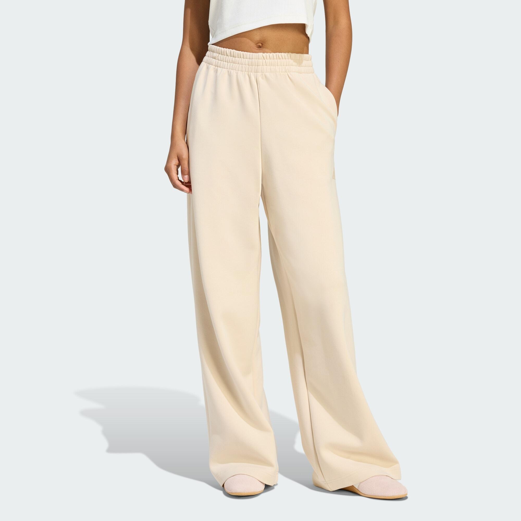 Adidas - Pantalon Droit Soft Lux - Pantalons - Blanc - Decathlon