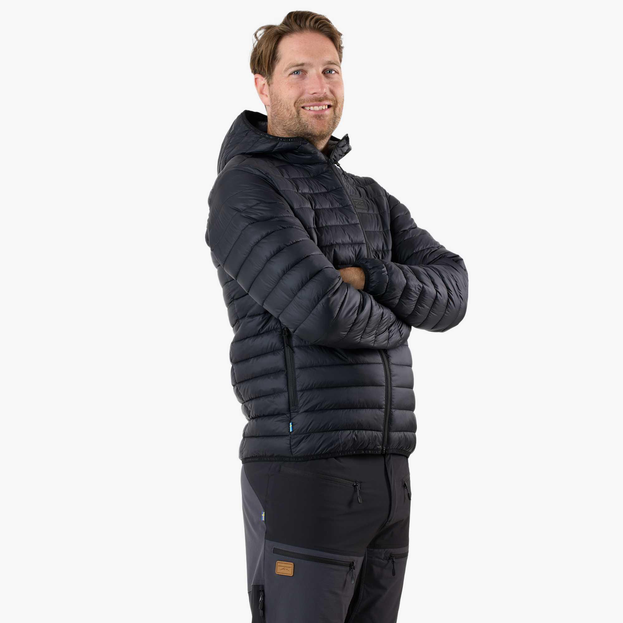 Herren Wandern Outdoorjacke winddicht atmungsaktiv Lofoten Hood 3/7