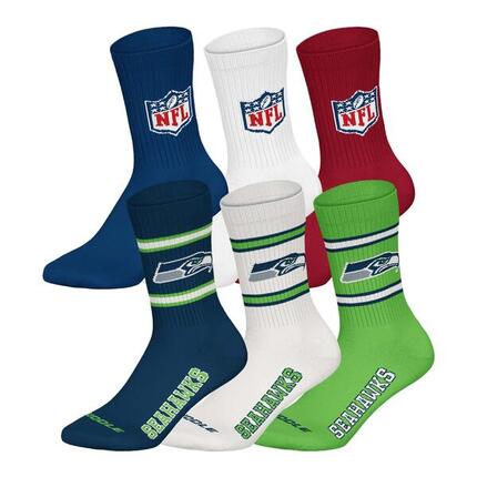 Socken Unisex 6er Pack Stretch-NFL 6Pack Crew Socks