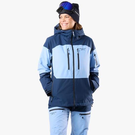 Veste de ski femme imperméable coupe-vent respirante Freeride