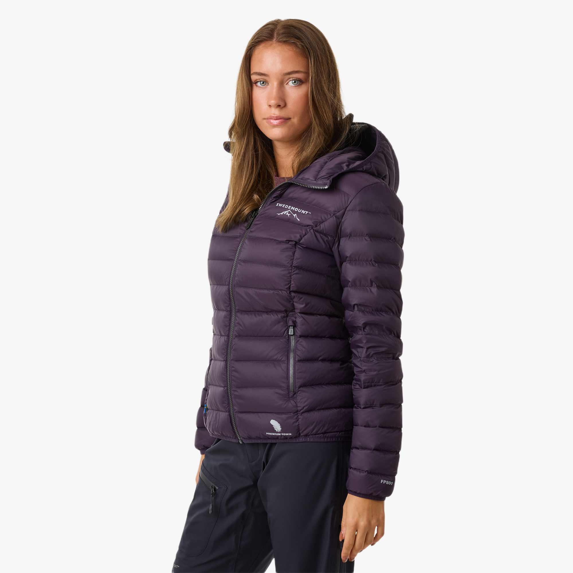 Doudoune de randonnée femme coupe-vent respirante Himalaya Hood 4/7