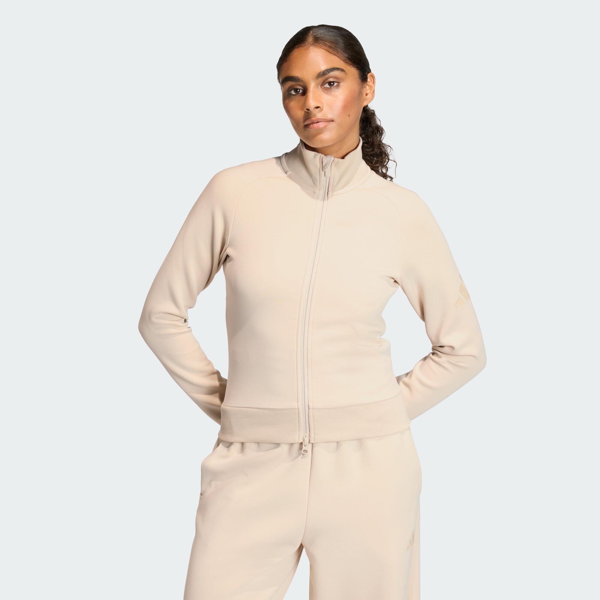 Adidas - Veste De Survêtement Slim Soft Lux - Survêtement - Blanc - 52 2xl - Decathlon