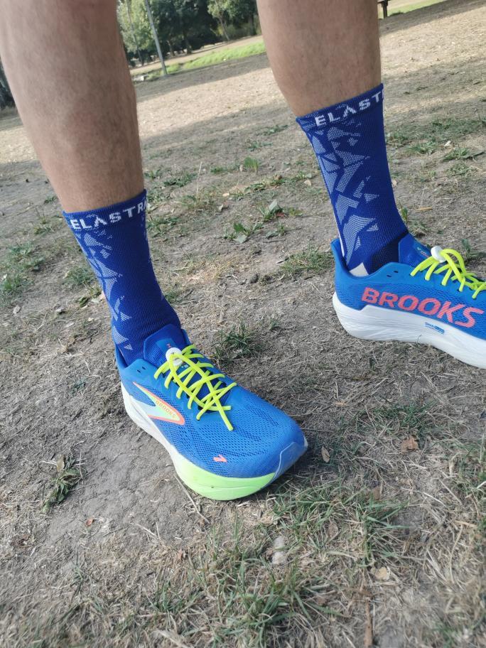 Chaussettes sport haute Bleu - Technique et performance - Multisport 4/6