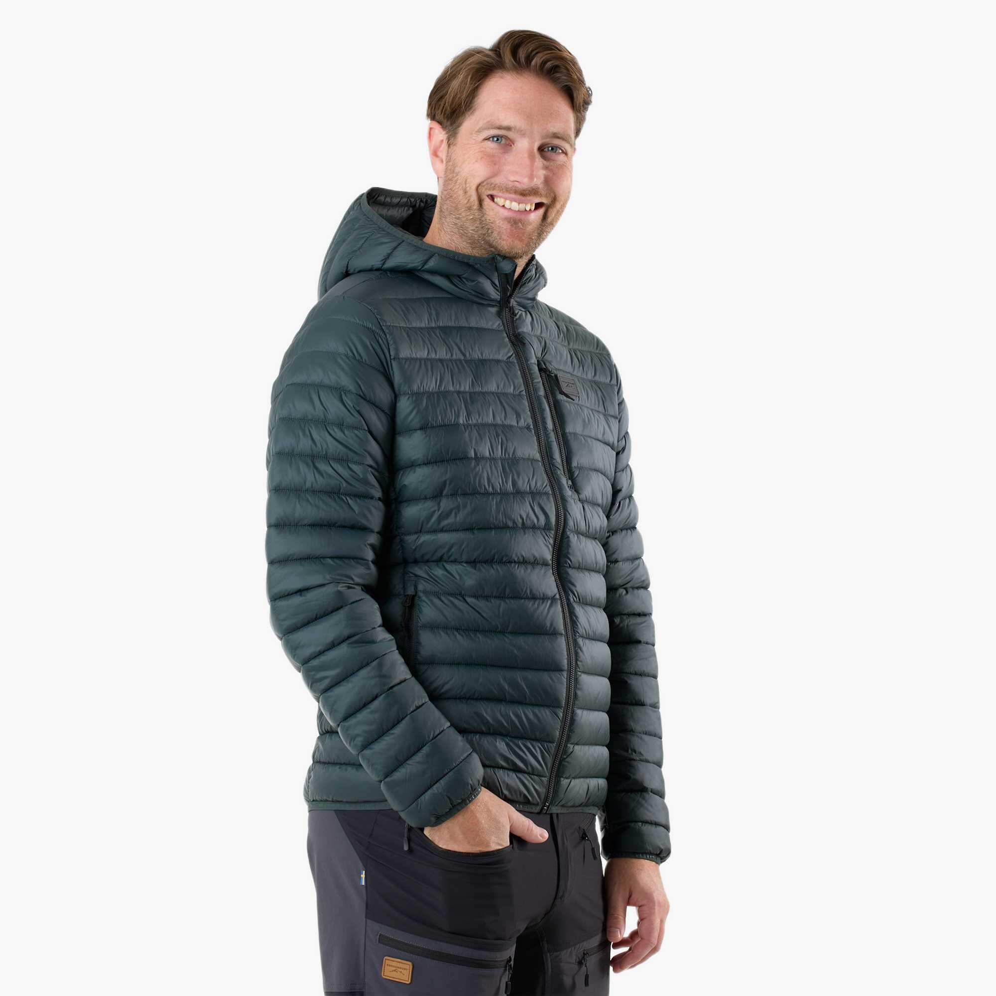 Herren Wandern Outdoorjacke winddicht atmungsaktiv Lofoten Hood 4/7
