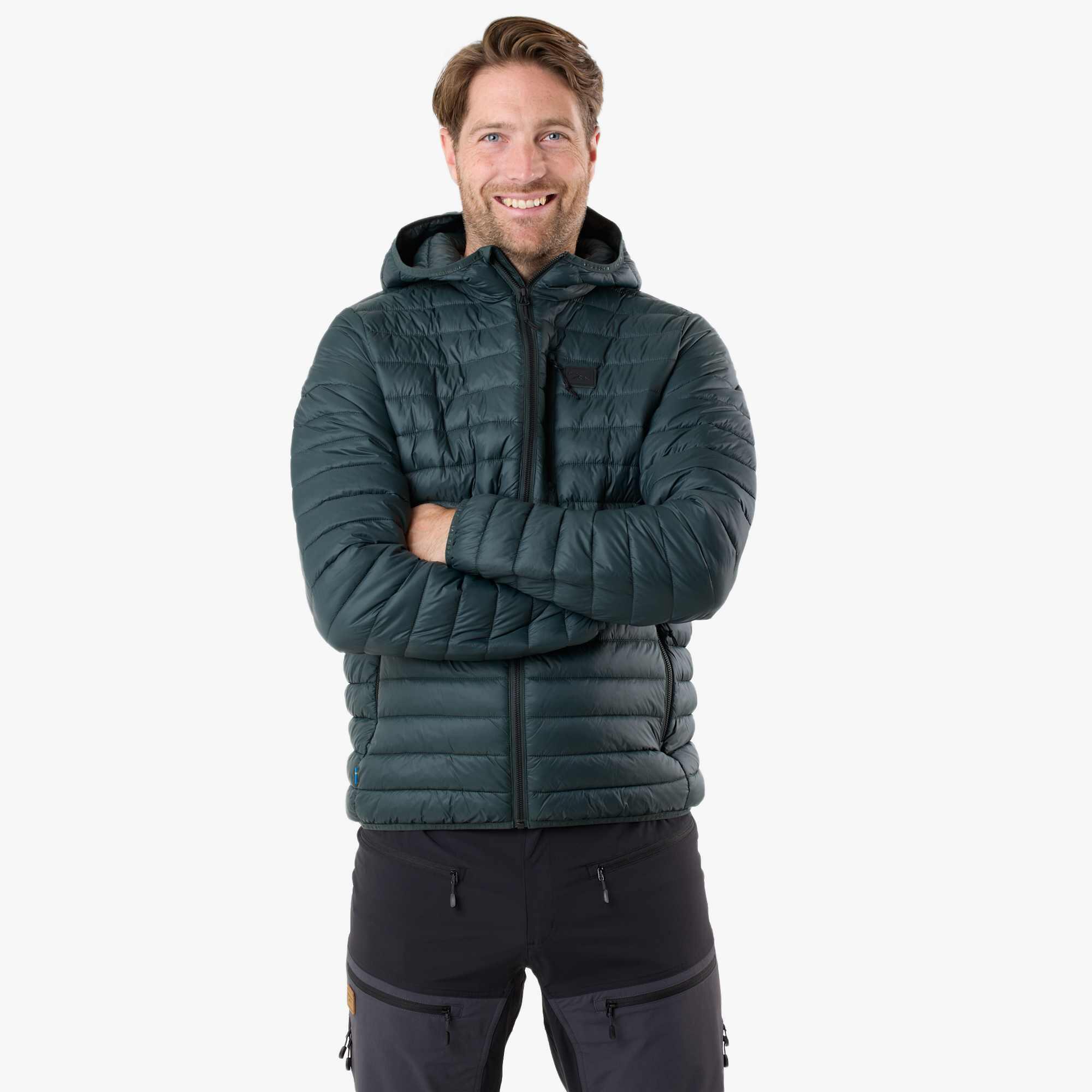 Swedemount - Veste De Randonnée Homme Extérieure Coupe-vent Respirante Lofoten Hood - Doudoune Synthétique - Vert - Decathlon