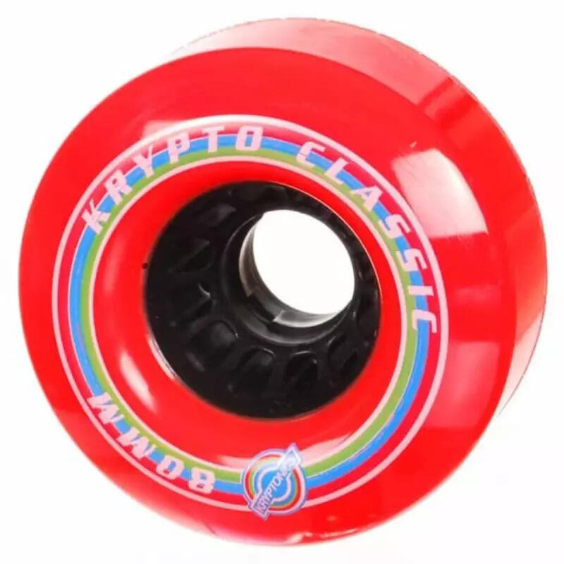 Kryptonics - Roue De Skateboard Kryptonics Longbd Kry Classic K 80a 80 Mm - Roue - Rouge - 80 Mm - Decathlon