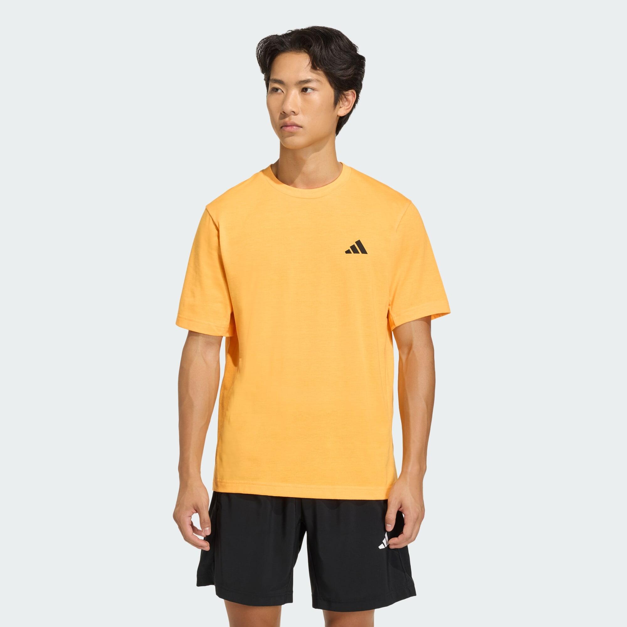 Adidas - T-shirt De Training Essentials Feelready - T-shirt Manches Courtes - Orange - Decathlon