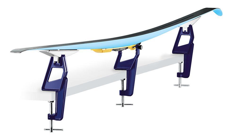 NORDIC Ski Vise – Mordaza profesional para esquí de fondo, encerado y cuidado 3/5