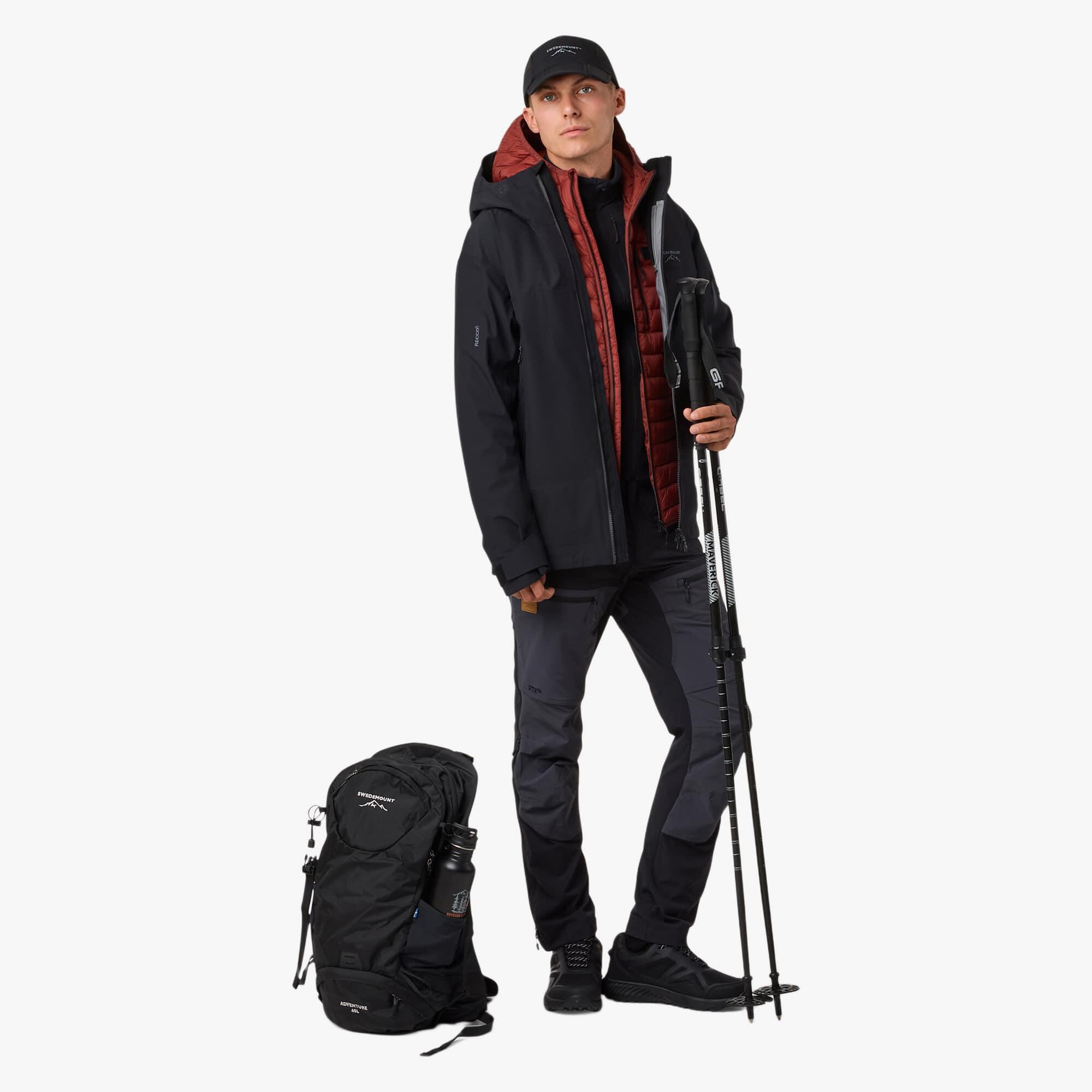 Herren Wandern Outdoorjacke winddicht atmungsaktiv Lofoten Hood 3/7