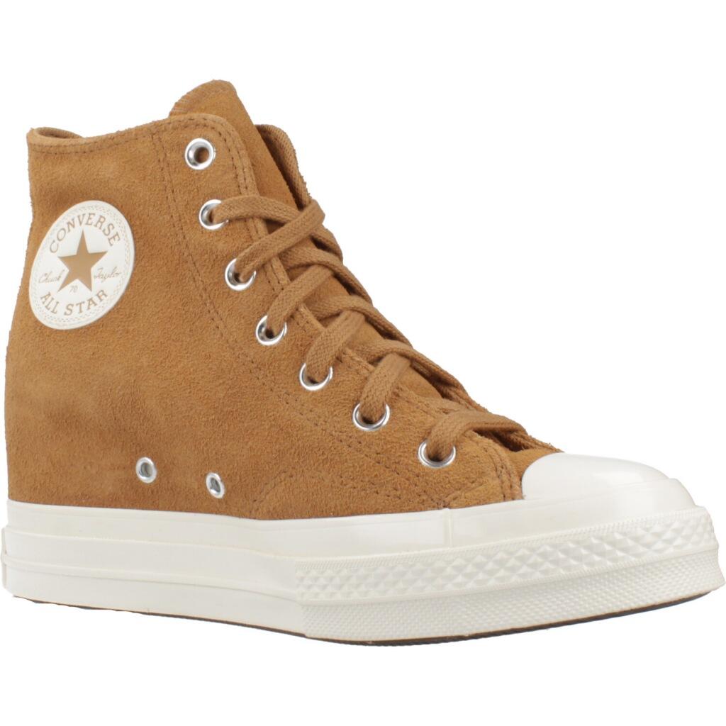 Scarpe Da Ginnastica Converse Modello Chuck 70 Wedge Hi Colore Marrone 5/5