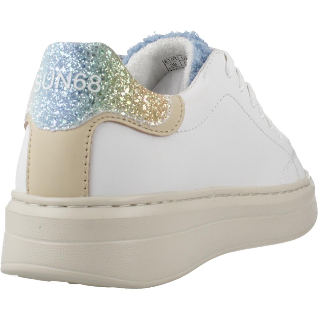 Sneakers Sun68 Model Grace Teddy Kleur Wit 3/5