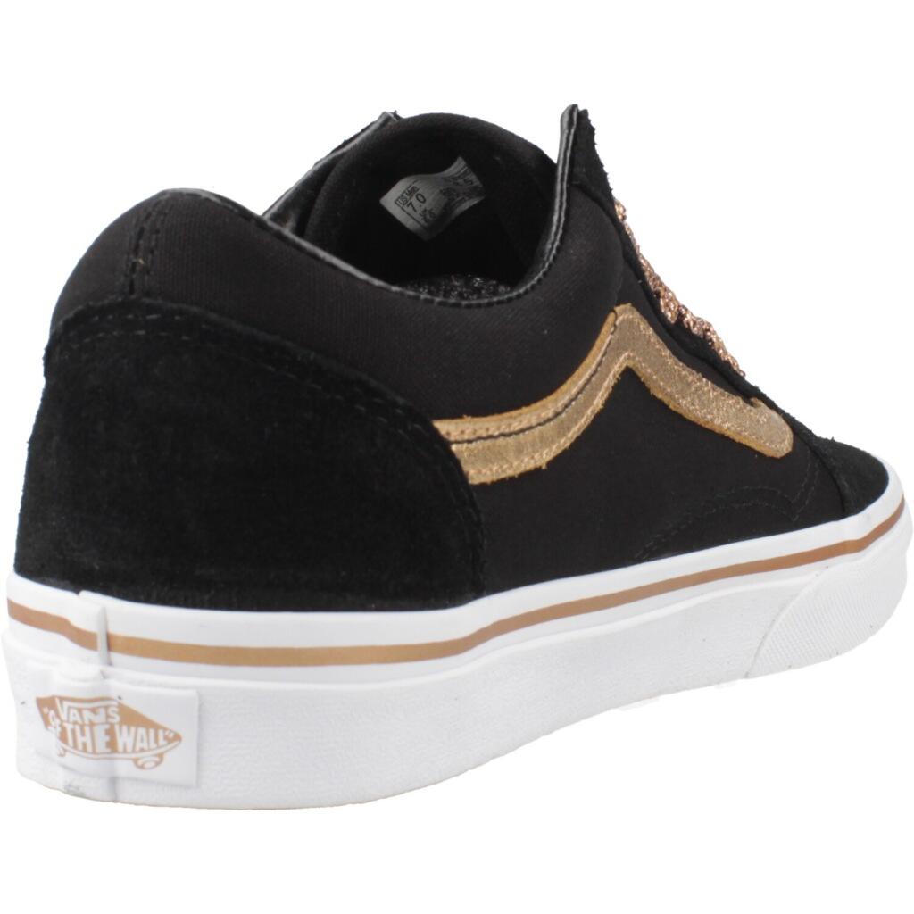 Scarpe Da Ginnastica Vans Modello Old Skool Mtlc Colore Nero 3/5