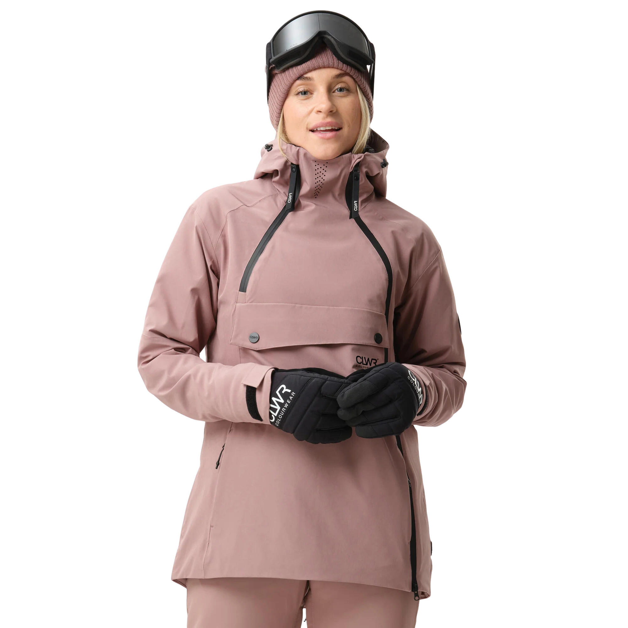 Colourwear - Veste De Ski Femme Colourwear W Cake Anorak 2.0 - Doudoune Synthétique - Beige|marron - Decathlon