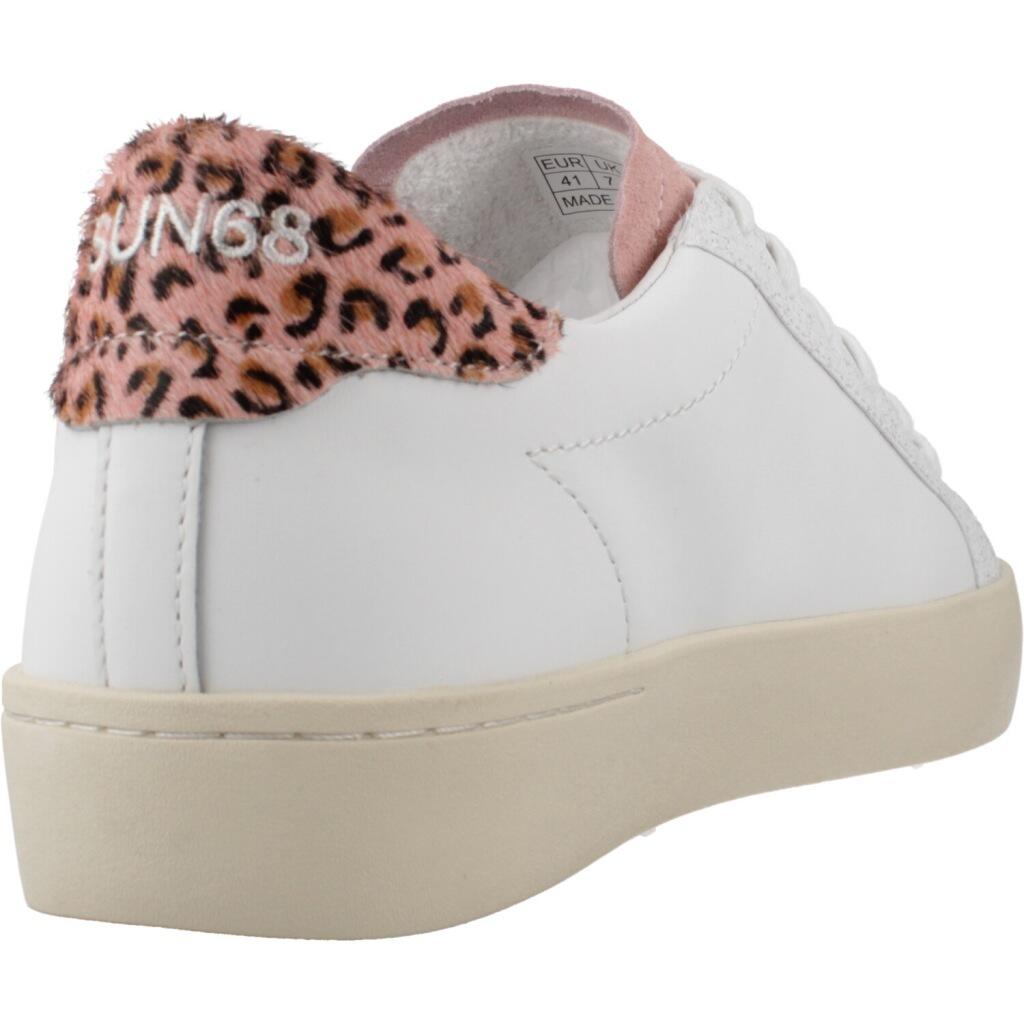 Baskets Sun68 Modèle Katy Leather Couleur Blanc 3/5