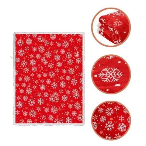 Patura dubla pufoasa, 130x170 cm, model fulgi, calduroasa si confortabila 4/6