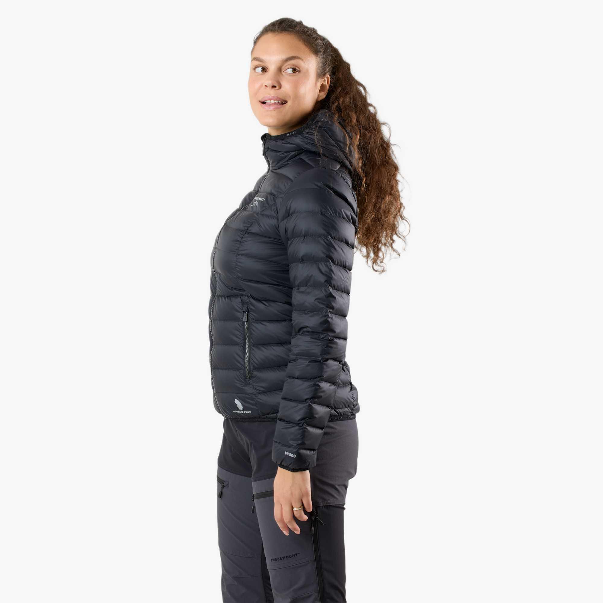 Doudoune de randonnée femme coupe-vent respirante Himalaya Hood 4/7
