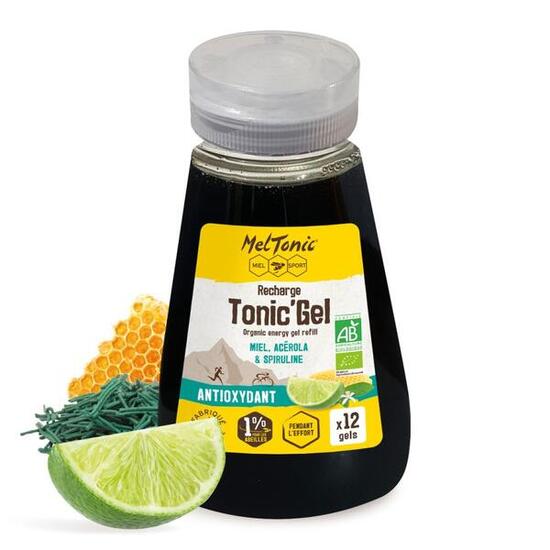 Gel énergétique Meltonic Bio antioxydant - miel, spiruline, acérola