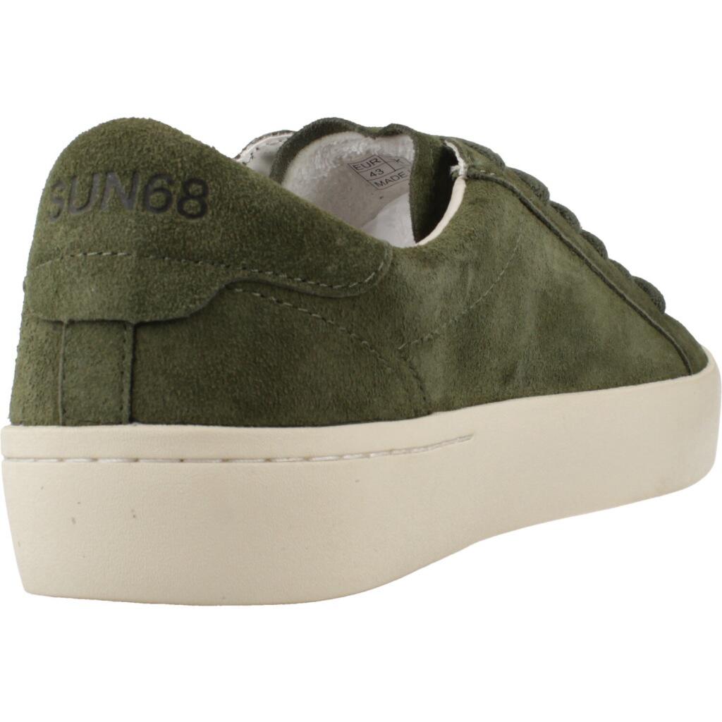 Scarpe Da Ginnastica Sun68 Modello Street Suede Colore Verde 3/5