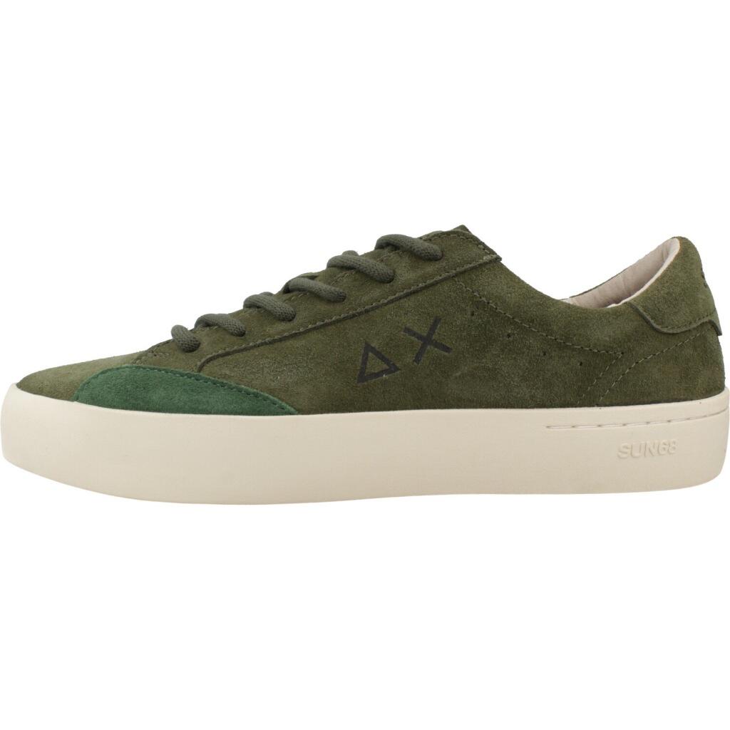 Scarpe Da Ginnastica Sun68 Modello Street Suede Colore Verde 2/5