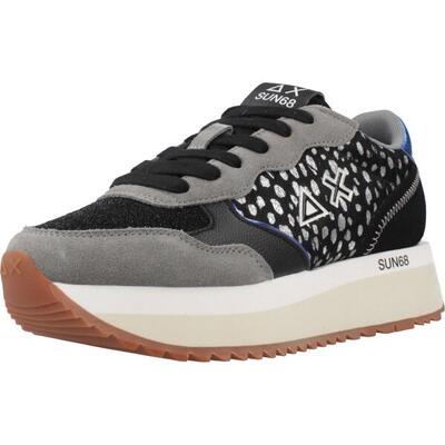 Sneakers sun68 model big ally animalier kleur zwart