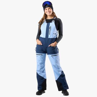 Dames ski broek ski pants waterproof windproof breathable freeride bib pants