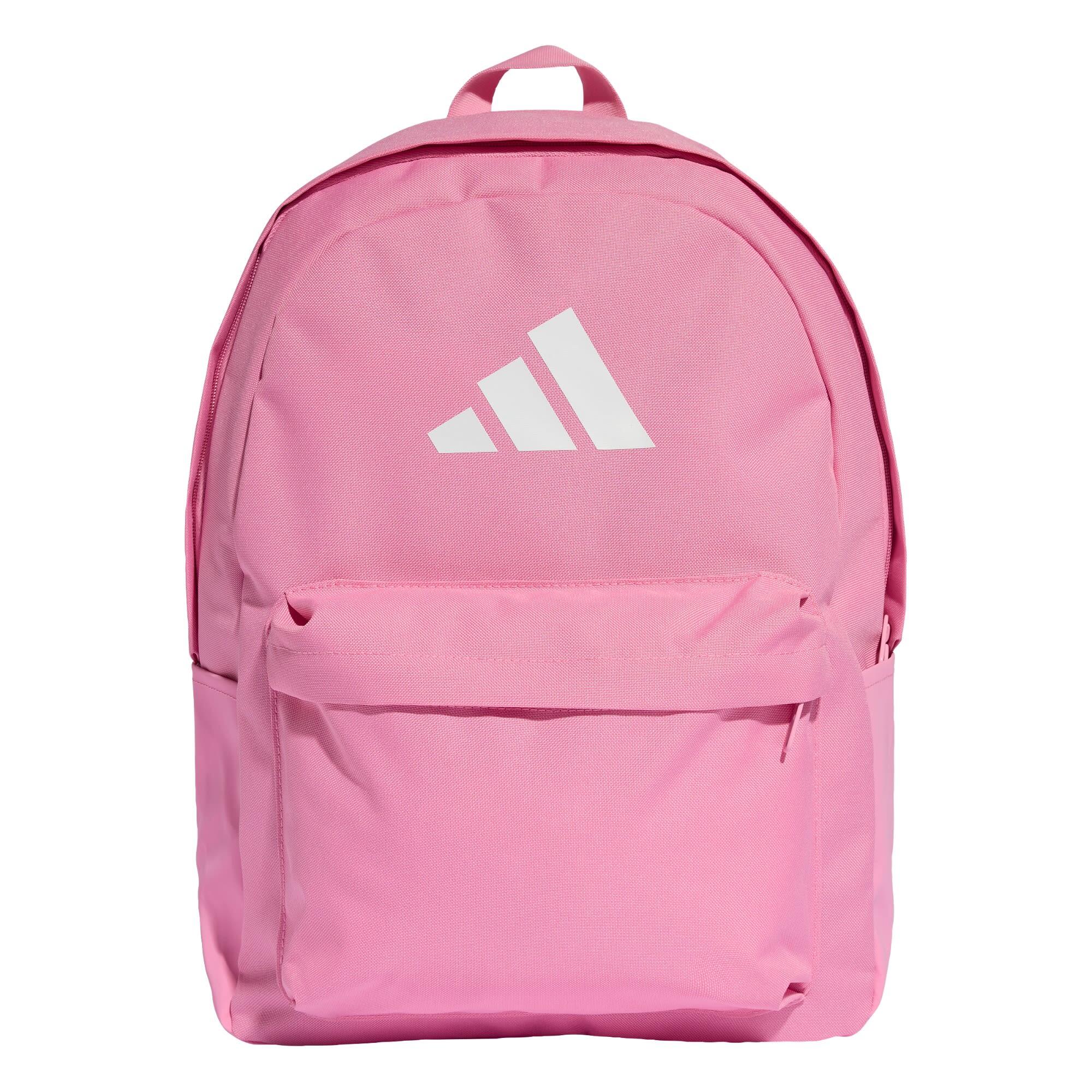 Adidas - Sac À Dos Classique Logo 3 Bandes - Sac À Dos - Blanc|rose - Decathlon