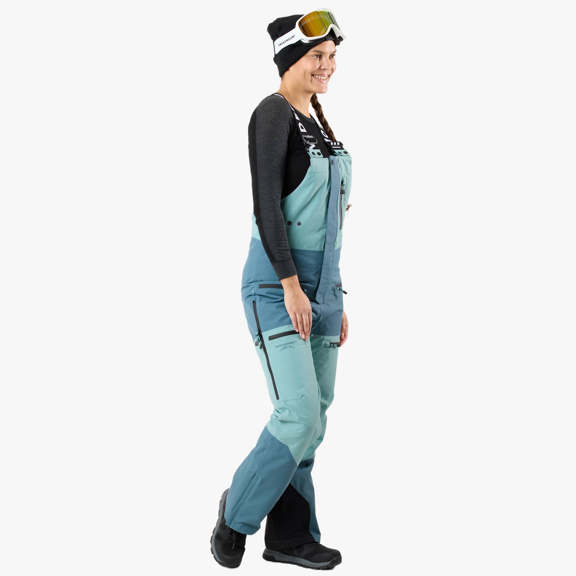 Pantalon de ski freeride femme imperméable coupe-vent respirant ski 4/8