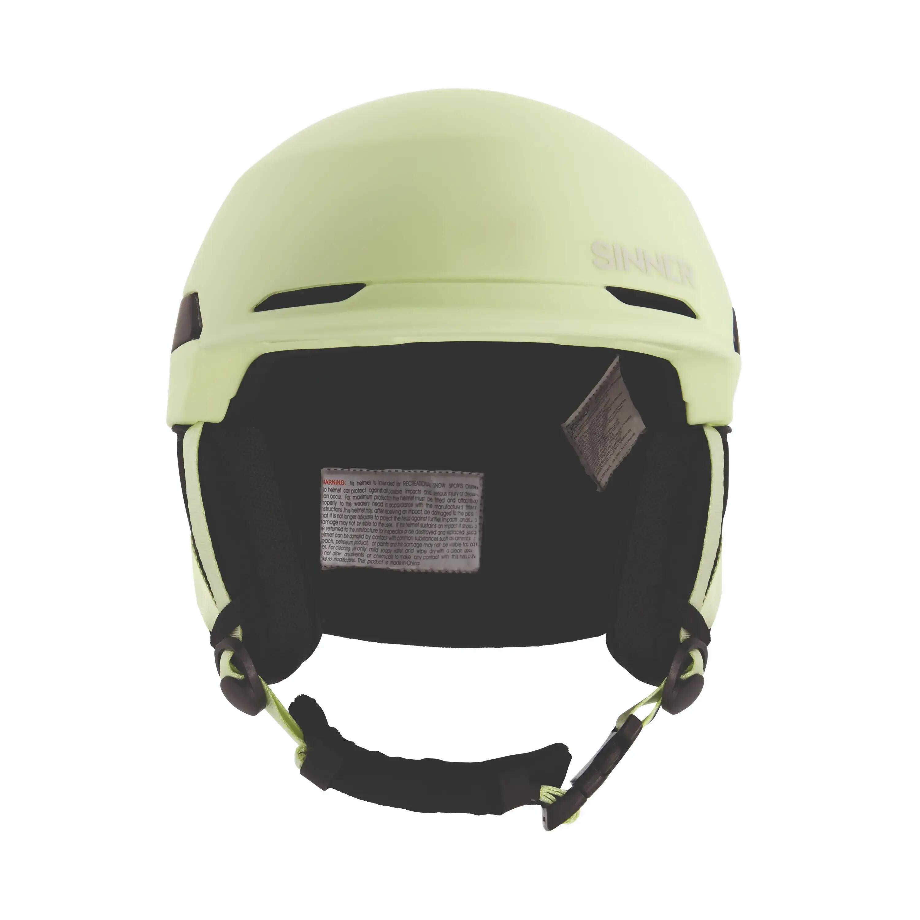 Kask narciarski/snowboardowy SINNER Zermatt, jasnożółty, unisex 3/4