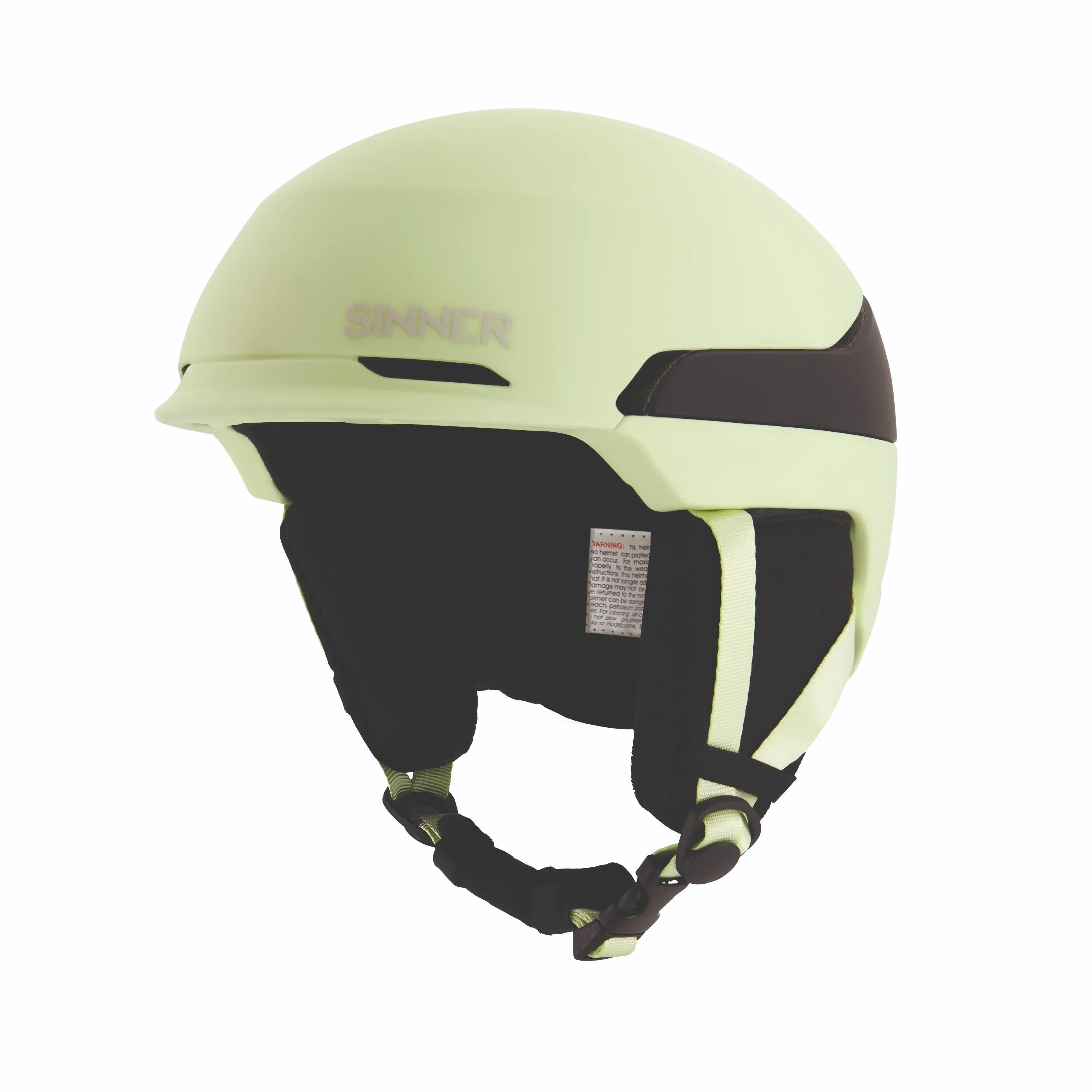 Kask narciarski/snowboardowy SINNER Zermatt, jasnożółty, unisex 1/4