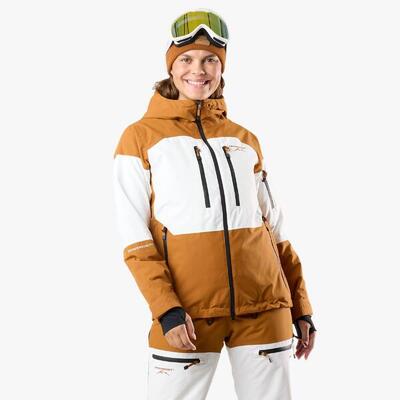 Dames ski jas ski waterproof winddicht ademend freeride