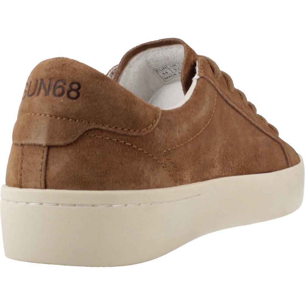 Ténis Sun68 Modelo Street Suede Cor Castanho 3/5