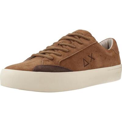 Sneakers sun68 model street suede kleur groen