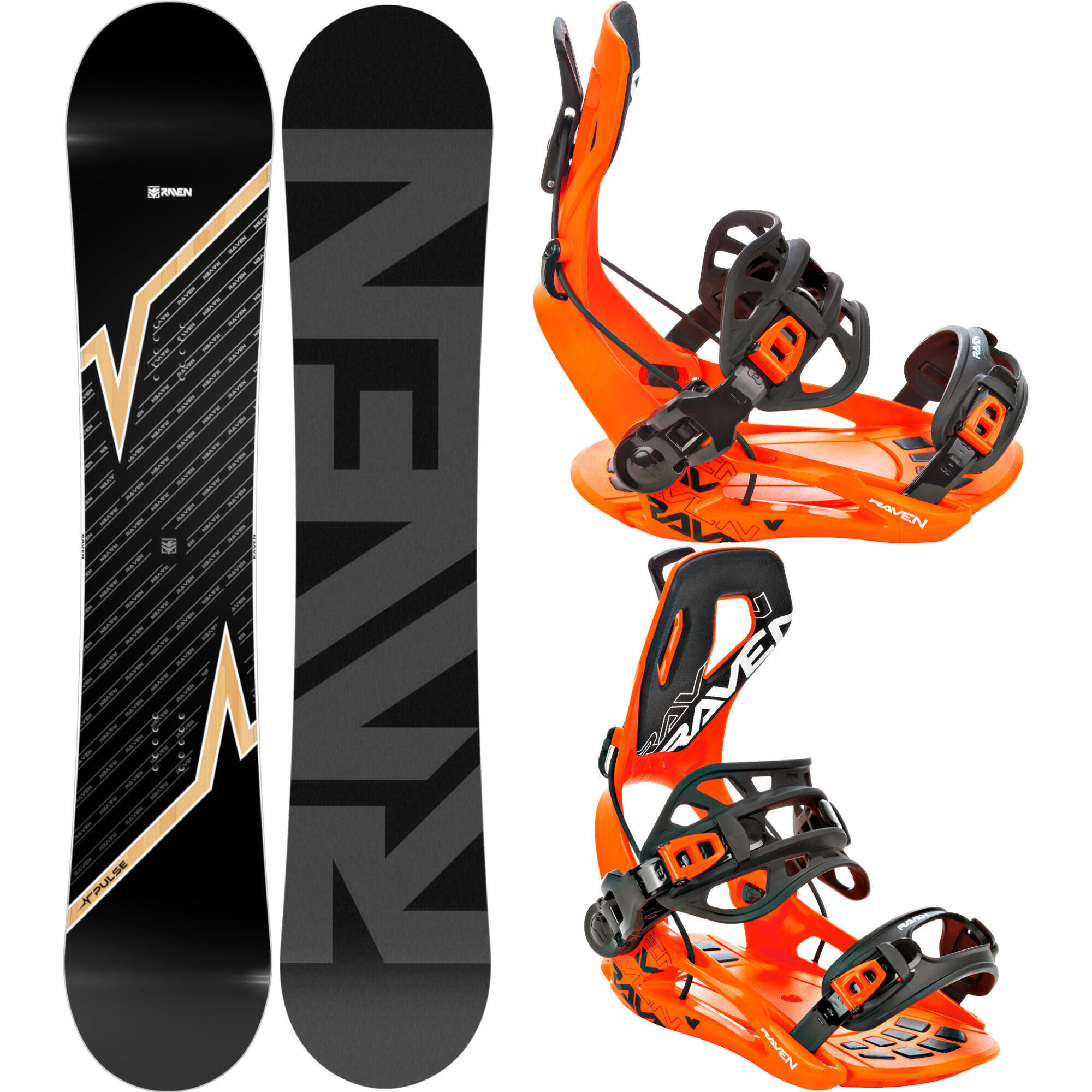 Zestaw Deska snowboardowa Raven Pulse + Wiązania Raven FT360