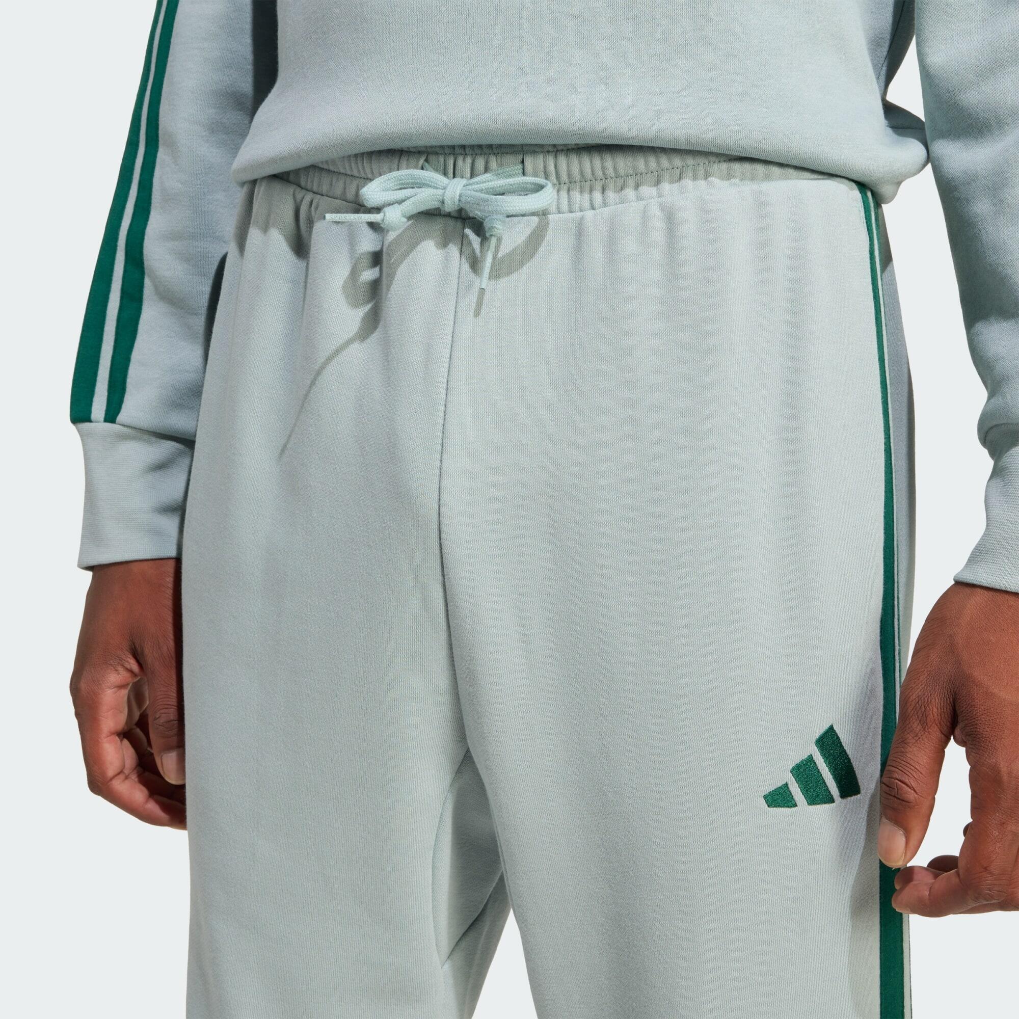 Essentials 3-Streifen French Terry Hose 4/6