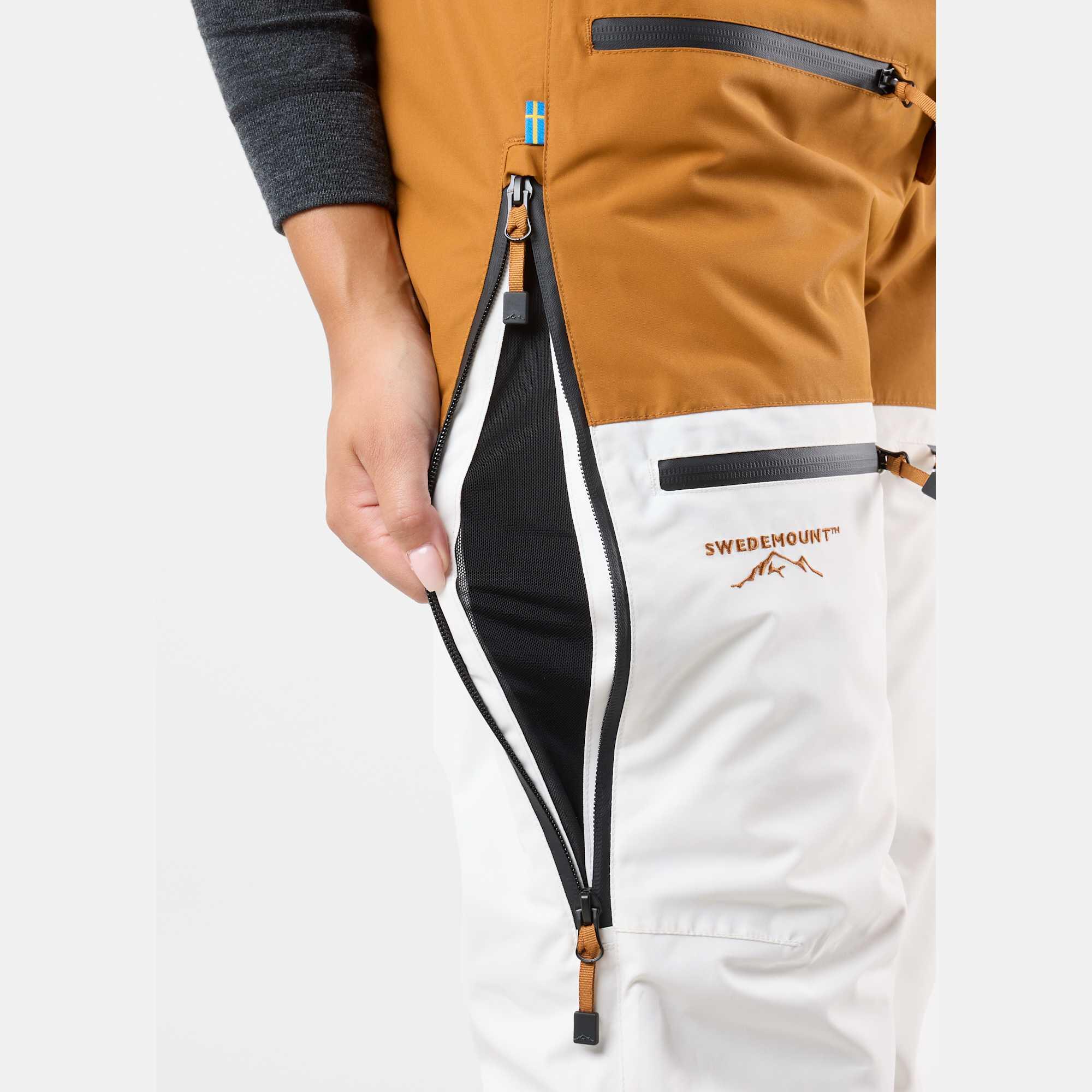 Pantalon de ski freeride femme imperméable coupe-vent respirant ski 6/7
