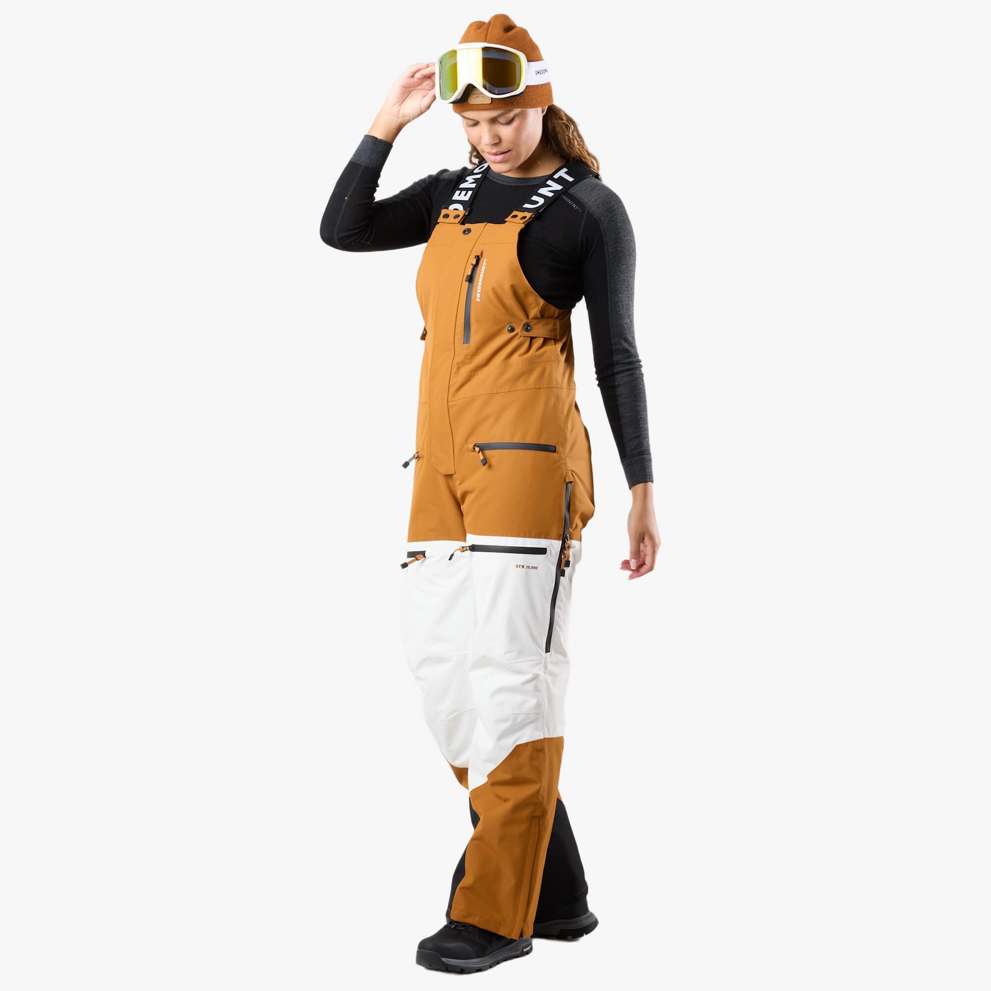 Pantalon de ski freeride femme imperméable coupe-vent respirant ski 3/7