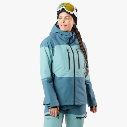 Veste de ski femme imperméable coupe-vent respirante Freeride