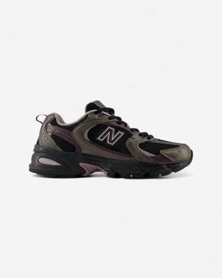 New balance 530 black metallic plum brown