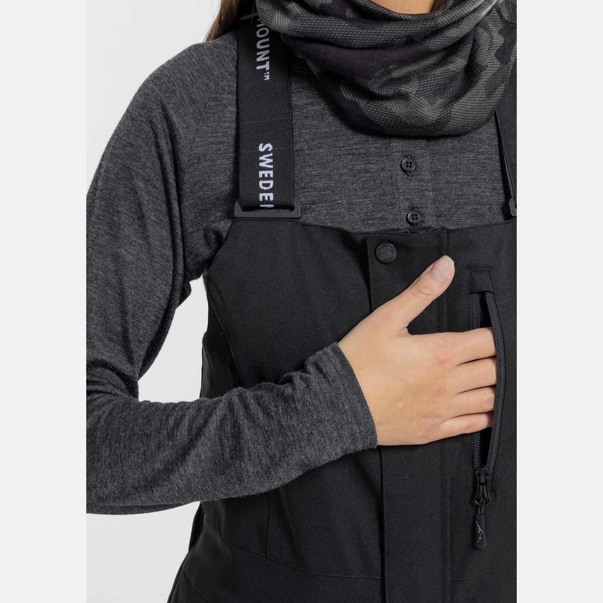 Pantalon de ski femme ski imperméable coupe-vent Cervinia bib pants 5/7