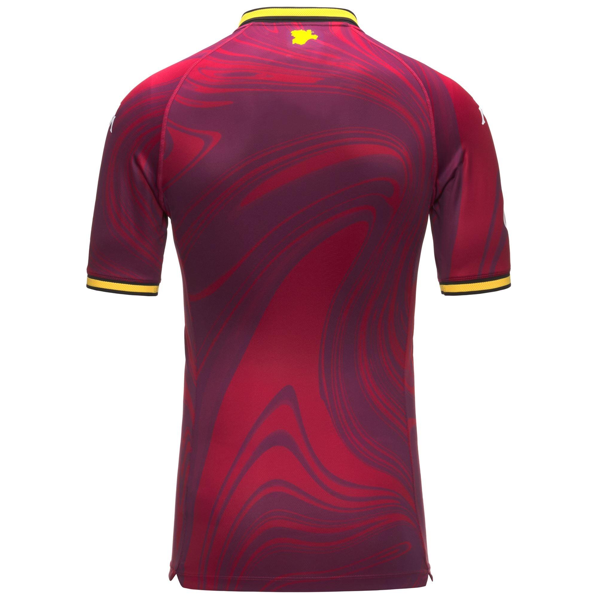 Camiseta de hombre de poliéster roja de fútbol 3/5