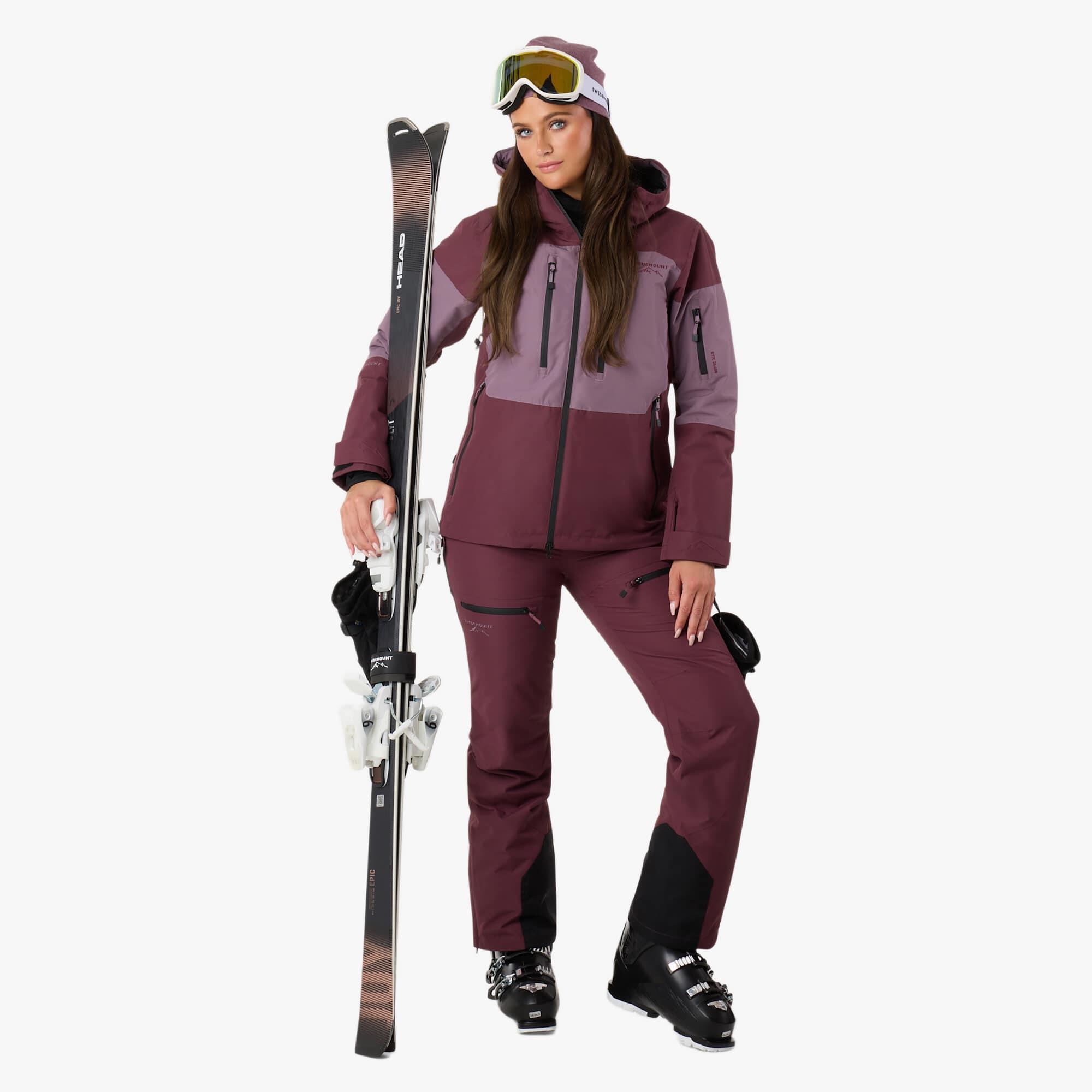 Veste de ski femme imperméable coupe-vent respirante Freeride 3/8