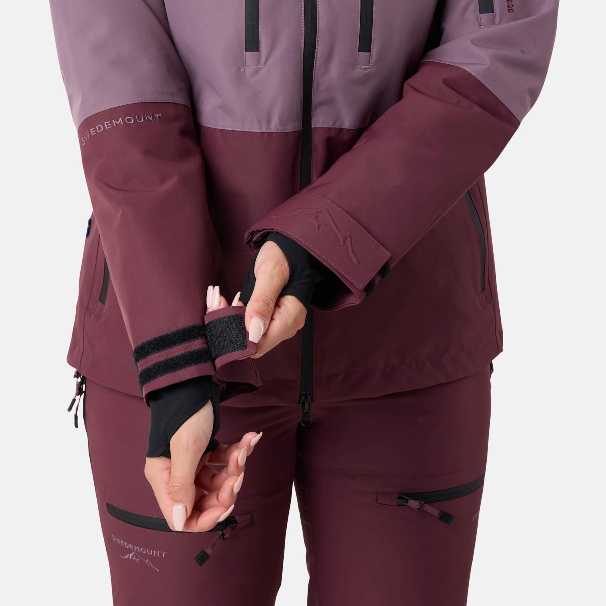 Veste de ski femme imperméable coupe-vent respirante Freeride 5/8