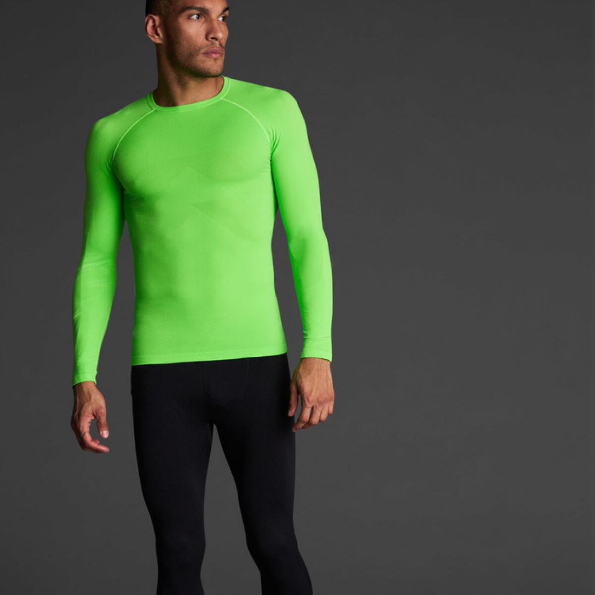 Camiseta térm. verde fluo XL/XXL 6/7