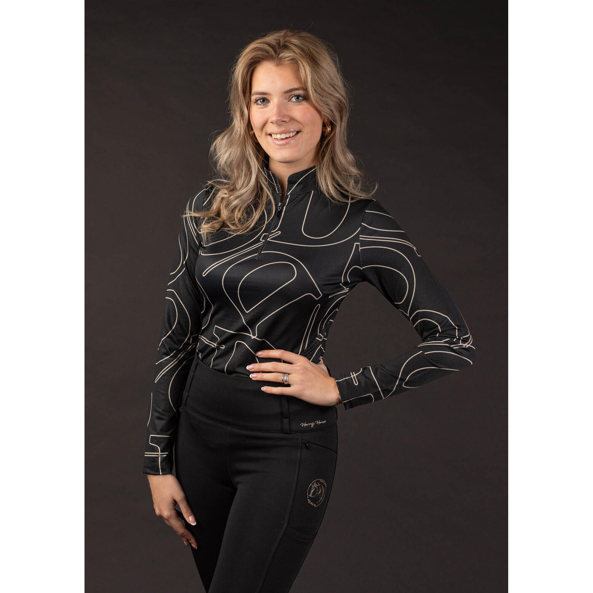 Maillot équitation femme Harry's Horse Denici Cavalli Stardust 3/3